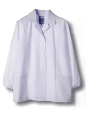 女子角衿調理服 長袖